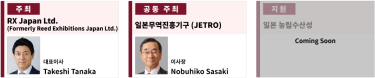 주최, 공동 주최, 지원