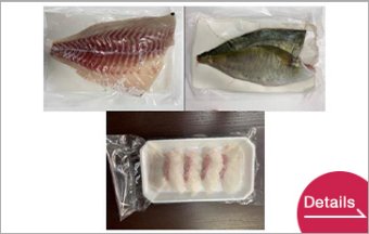 Amberjack, Striped Jack, Red Sea Bream (Round, Fillet), Tuna