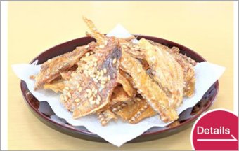 Fish bone senbei