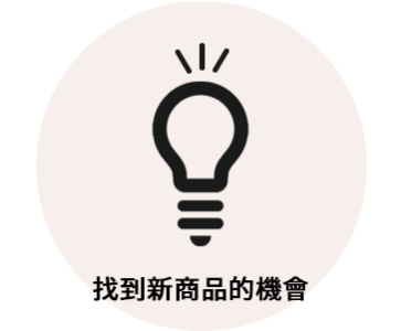 找到新商品的機會